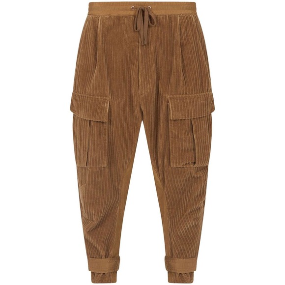 Dolce & Gabbana Corduroy Drop- Crotch Trousers Size XS - Picture 1 of 16